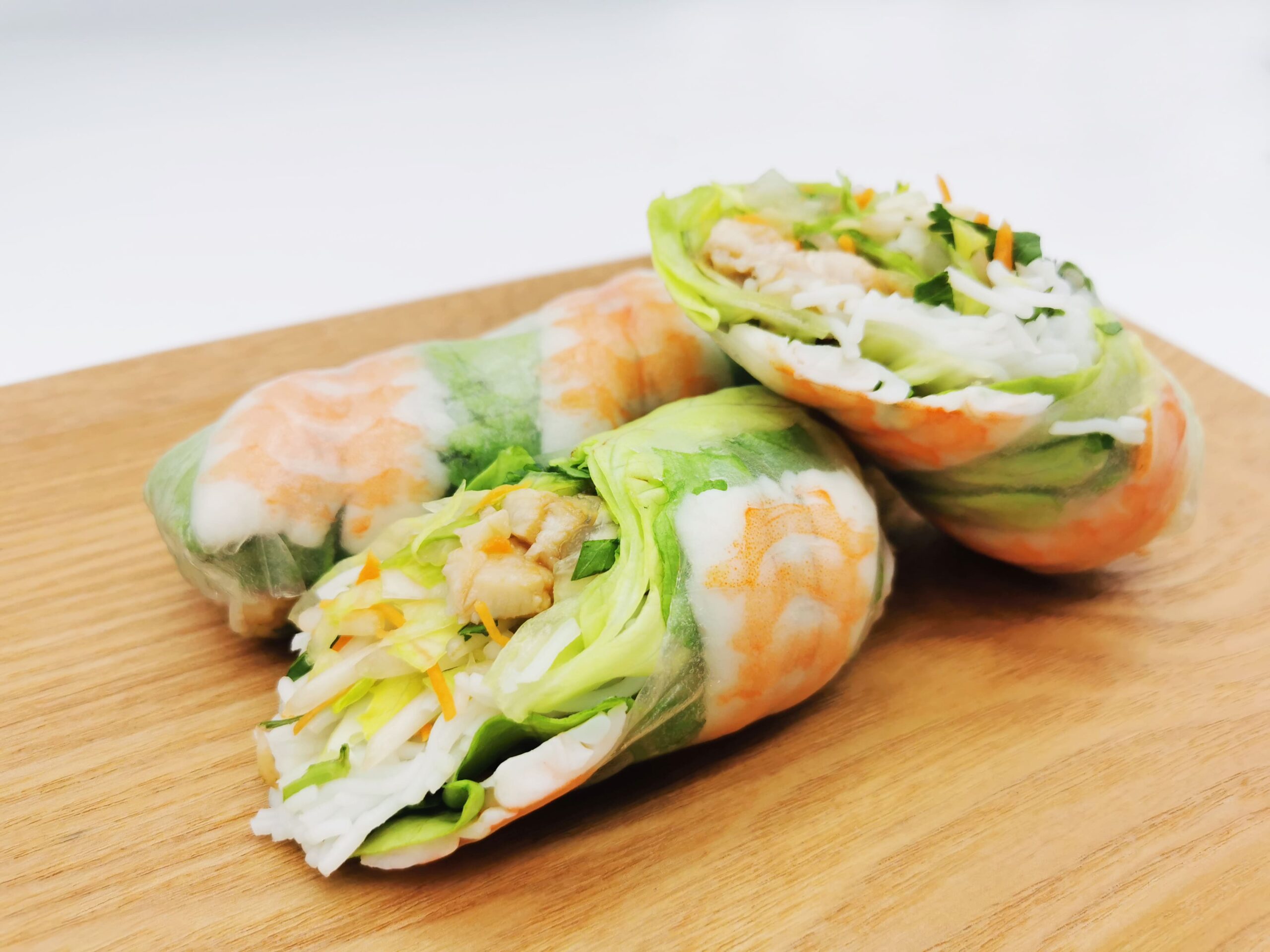 ROULEAUX DE PRINTEMPS POULET CREVETTES